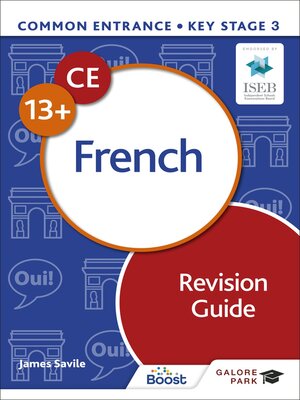cover image of Common Entrance 13+ French Revision Guide
